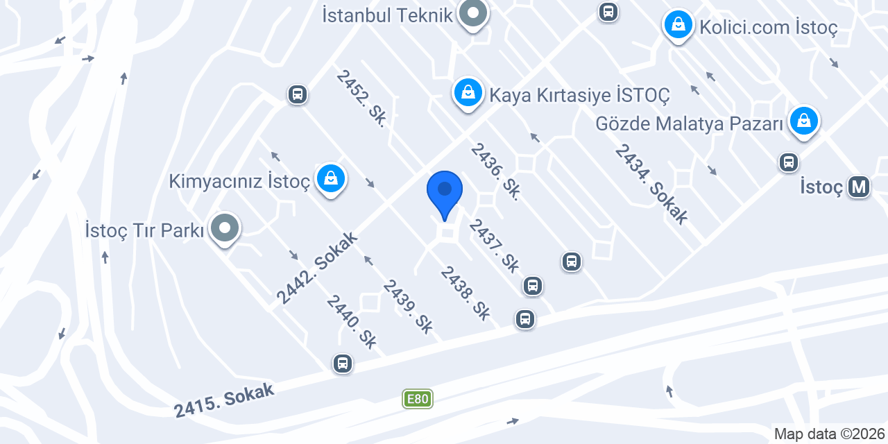 Teknomarin İstoç Şube konumu