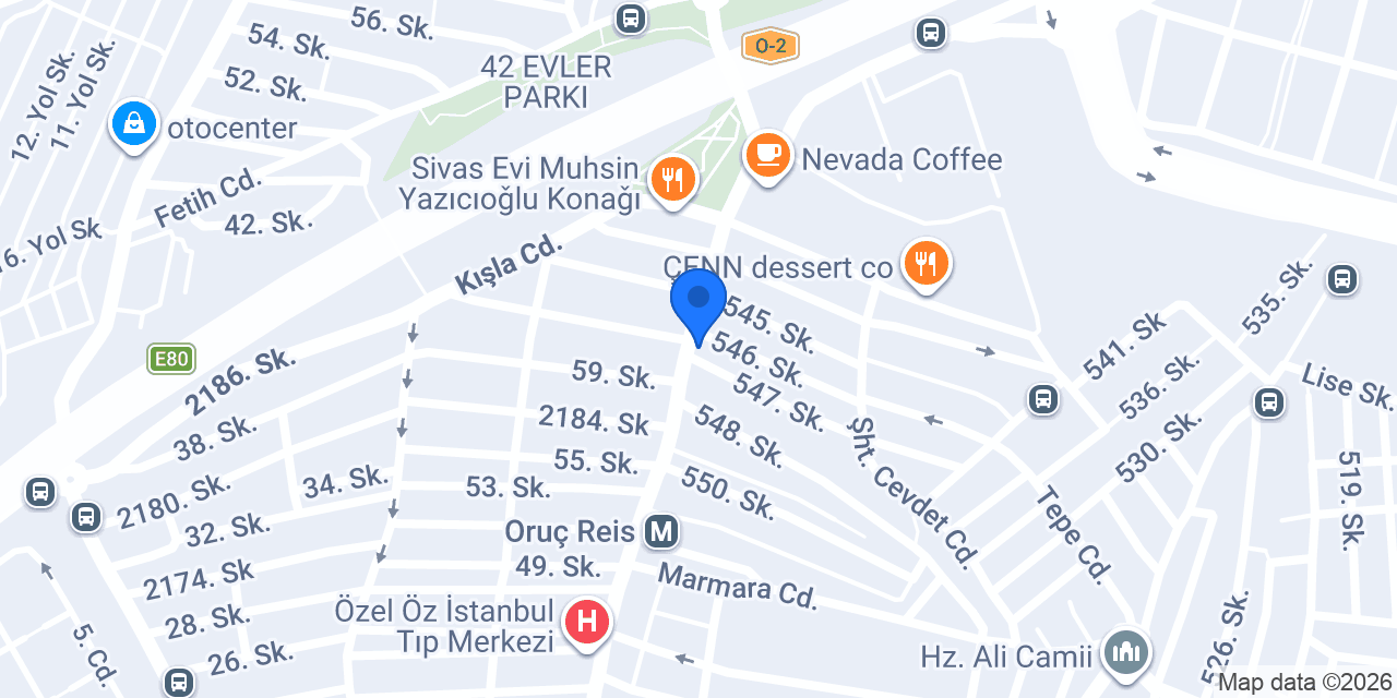 Çiçek Unlu Mamülleri konumu