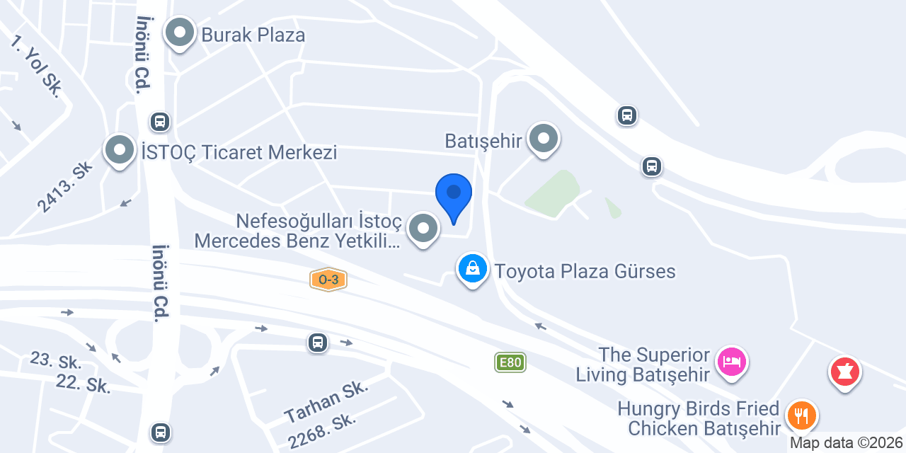 AKBAŞ AUTO - MENDERES AKBAŞ konumu
