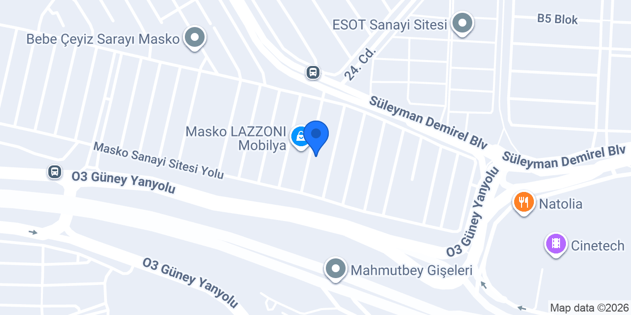 Modis Interiors konumu