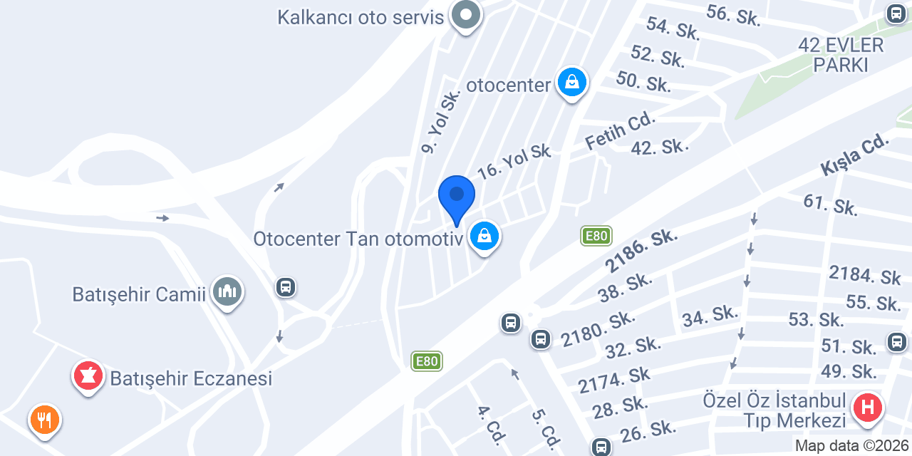 OTO TAKSİ konumu