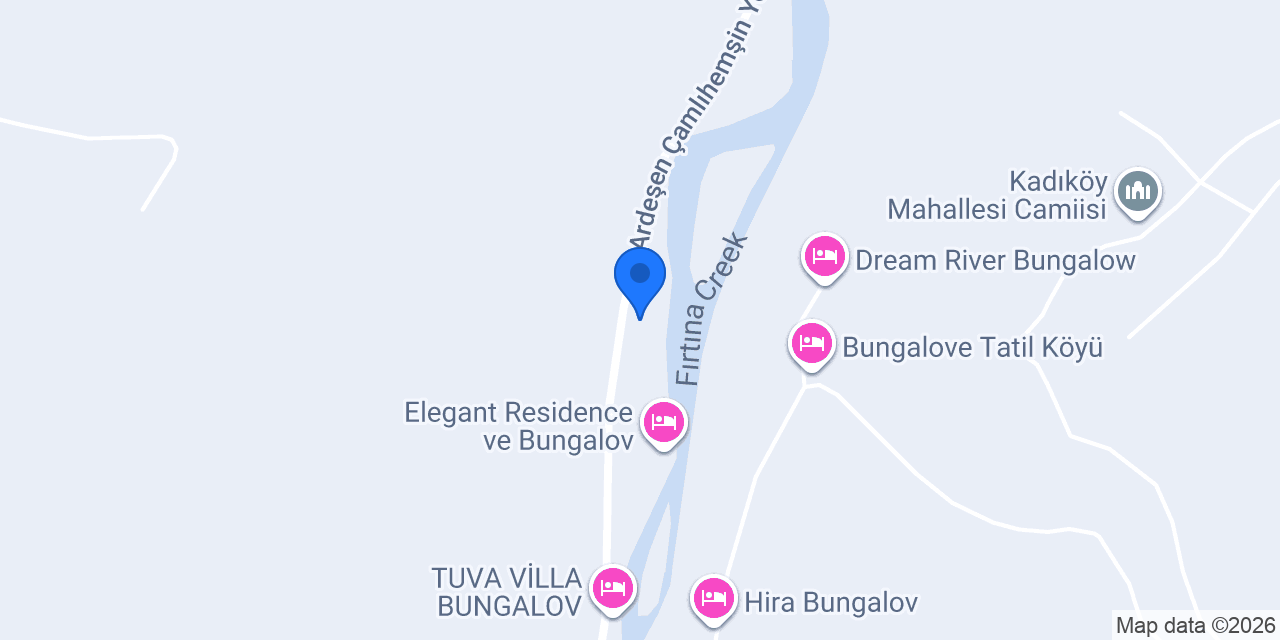 Tunay Bungalow konumu