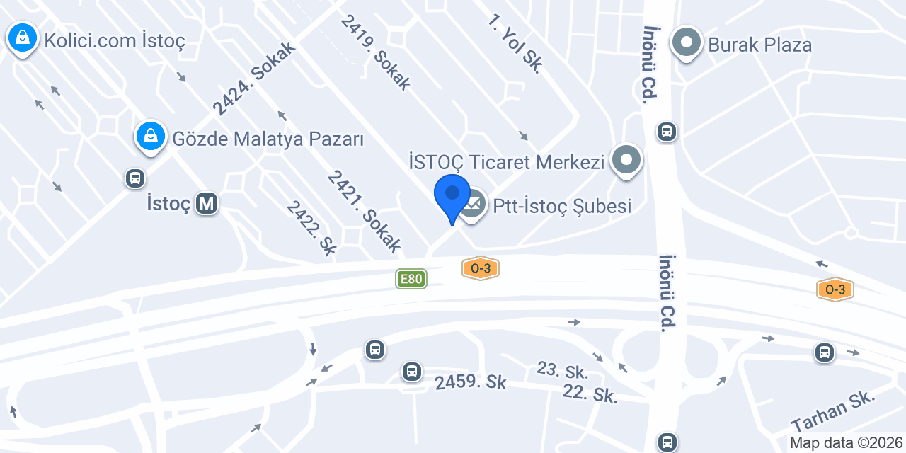 Mat Led Aydınlatma İstoç konumu