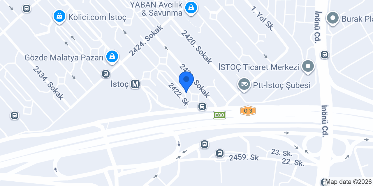 Yapı Kredi - İstoç Metro Şubesi konumu