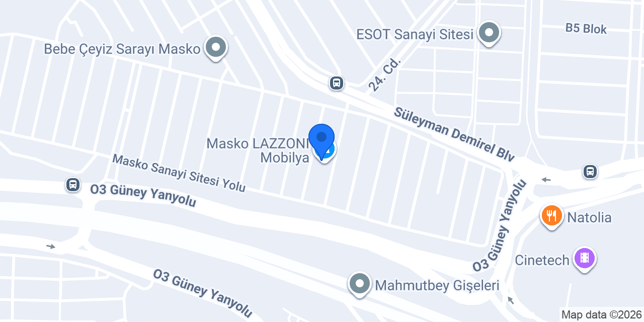 Masko LAZZONI Mobilya konumu
