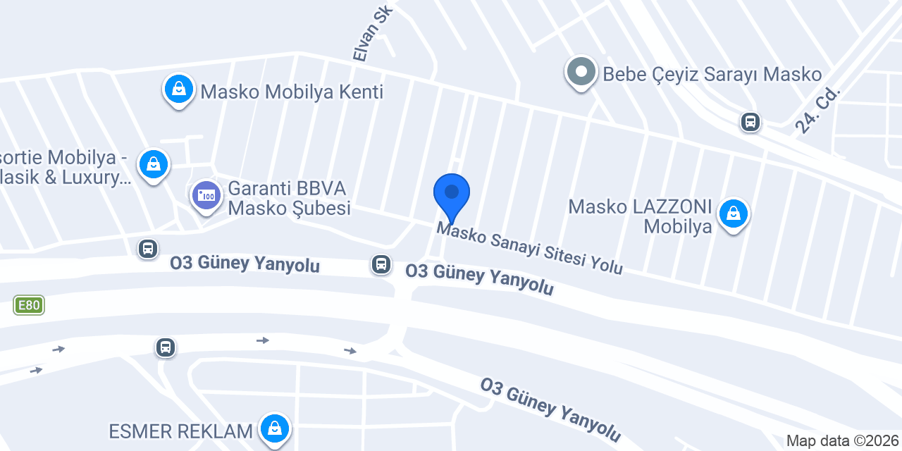 Moze Interiors konumu