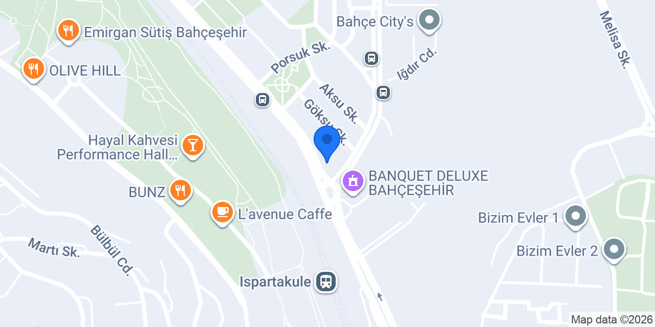 Bahçeşehir Plus Gayrimenkul konumu
