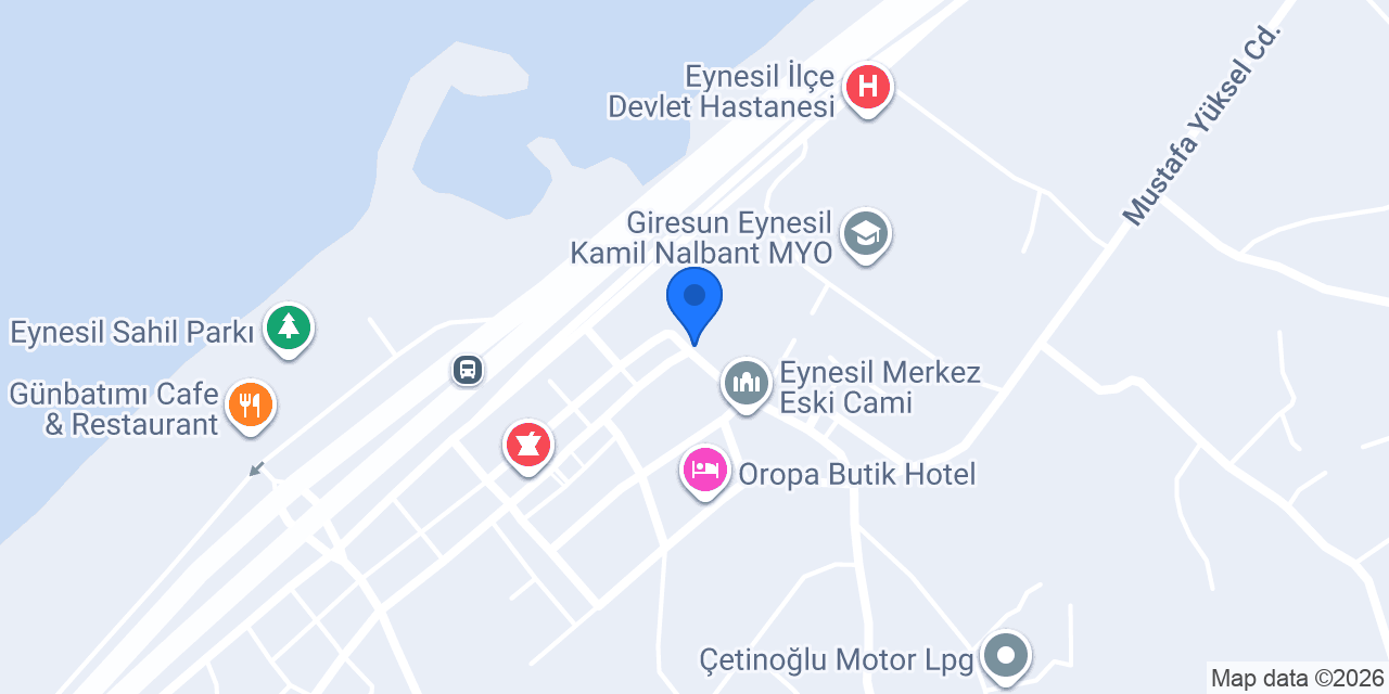 EYNESİL İLÇE MİLLİ EĞİTİM MÜDÜRLÜĞÜ konumu