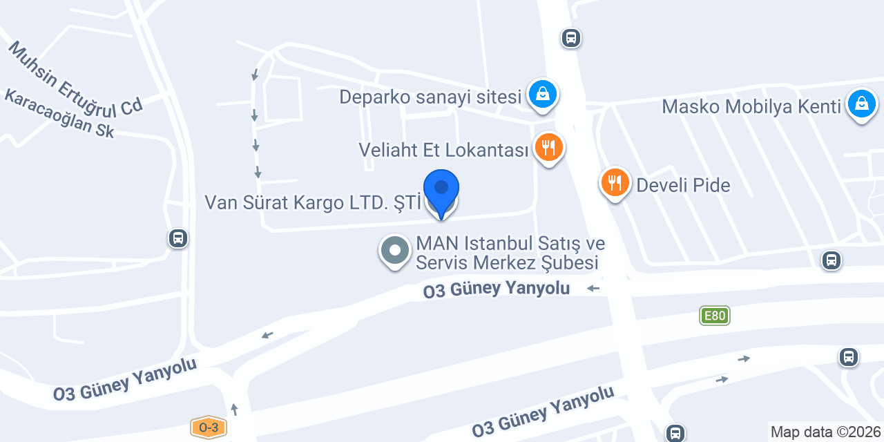 Van Sürat Kargo LTD. ŞTİ konumu