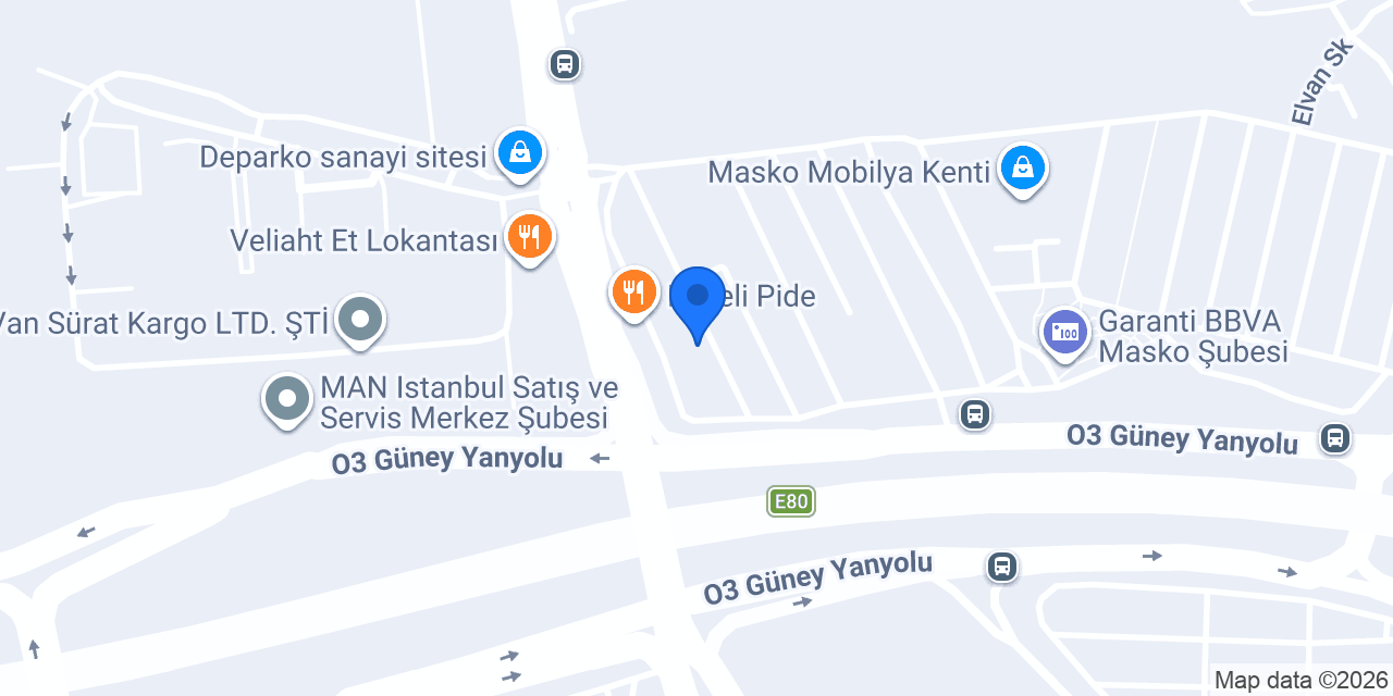 Mutray İç Mimarlık Masko konumu