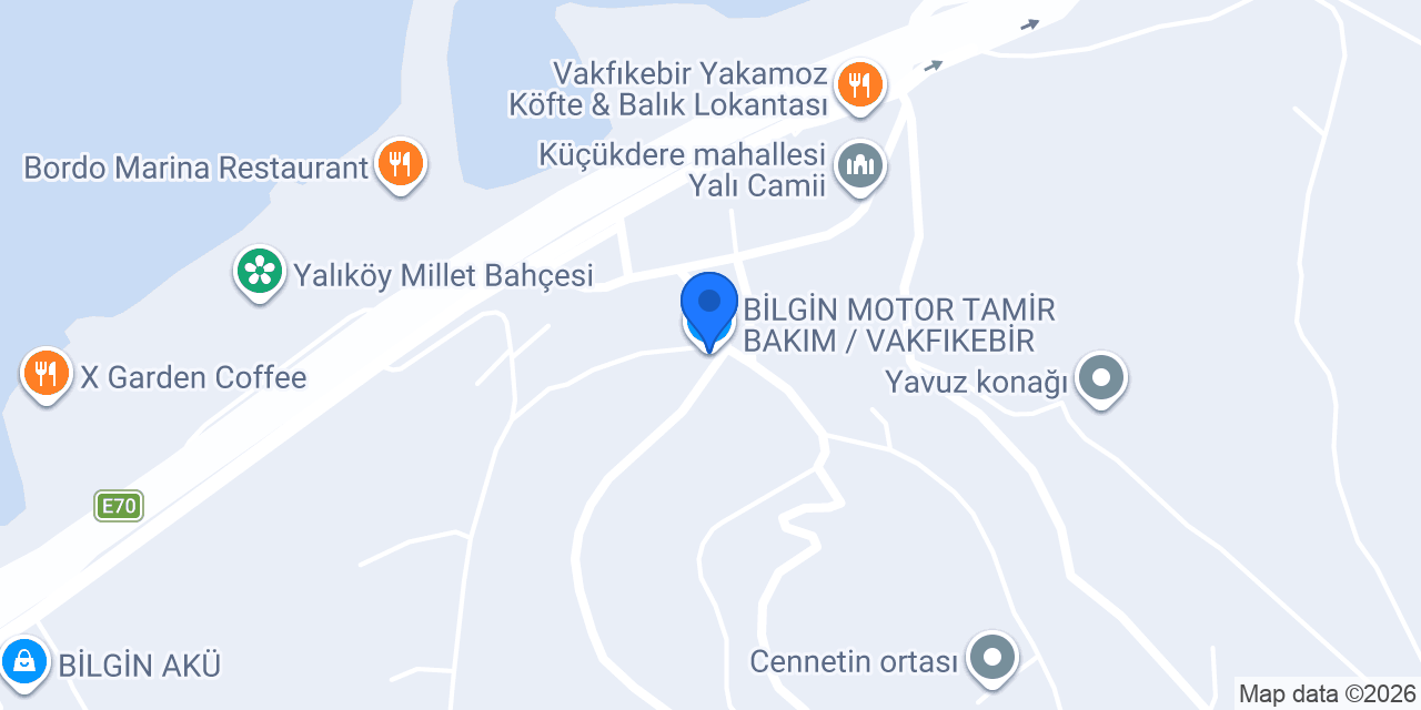 BİLGİN MOTOR TAMİR BAKIM / VAKFIKEBİR konumu