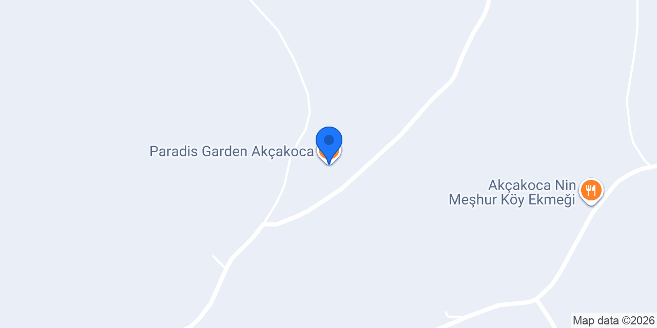 Paradis Garden Akçakoca konumu