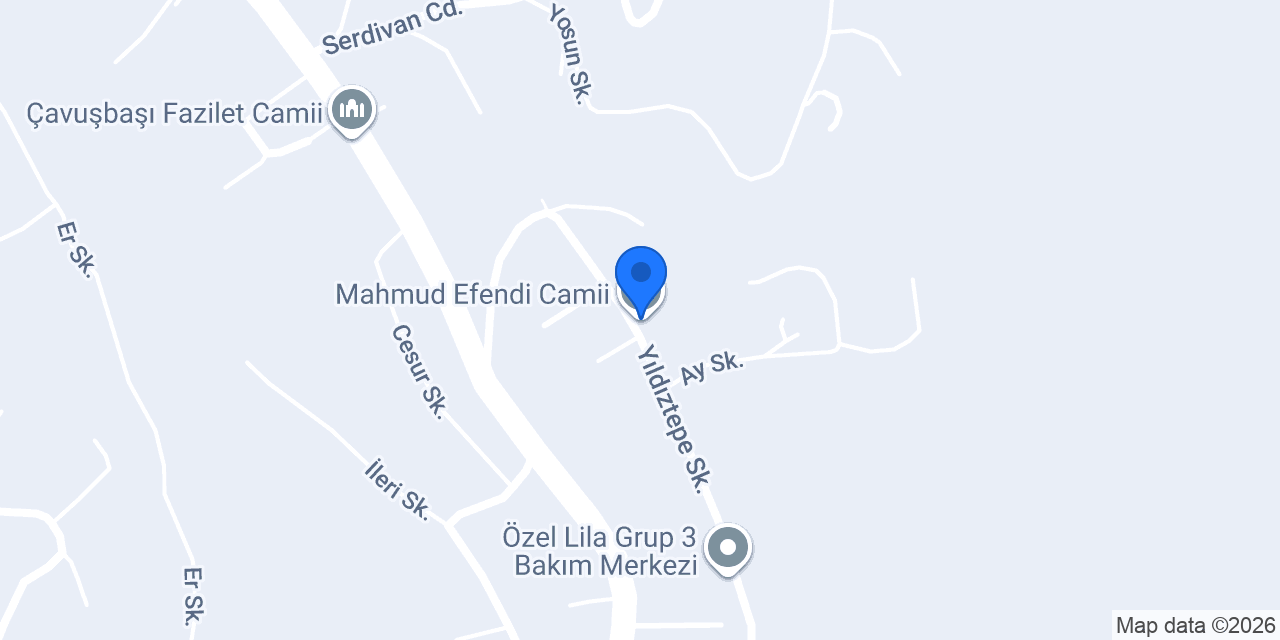 Mahmud Efendi Camii konumu
