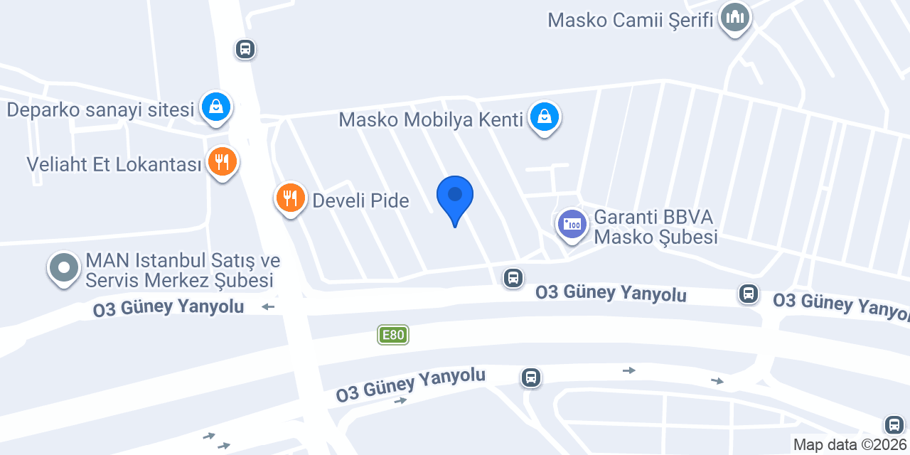 Yapı Kredi Bankası - Masko Şubesi konumu