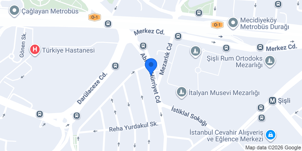 Tiyatro Pera konumu