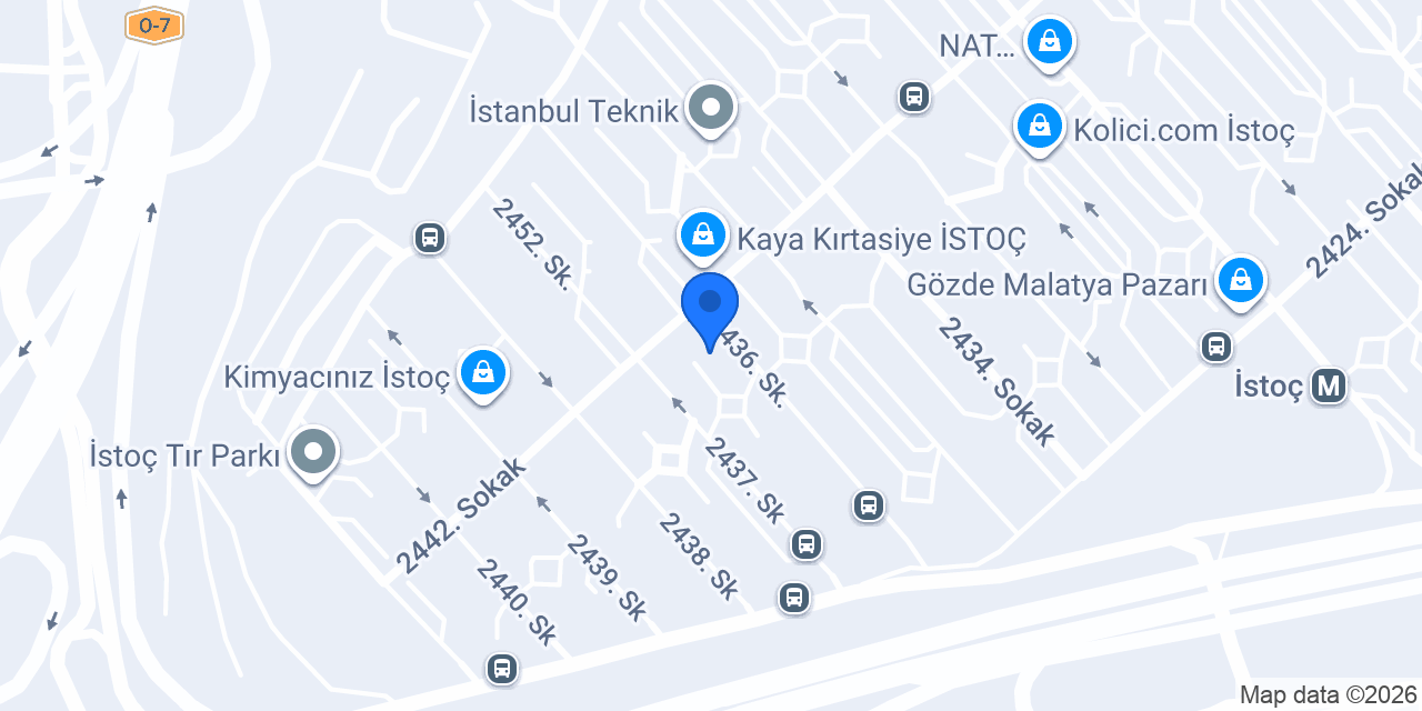 SEÇ KIRTASİTE İSTOÇ konumu