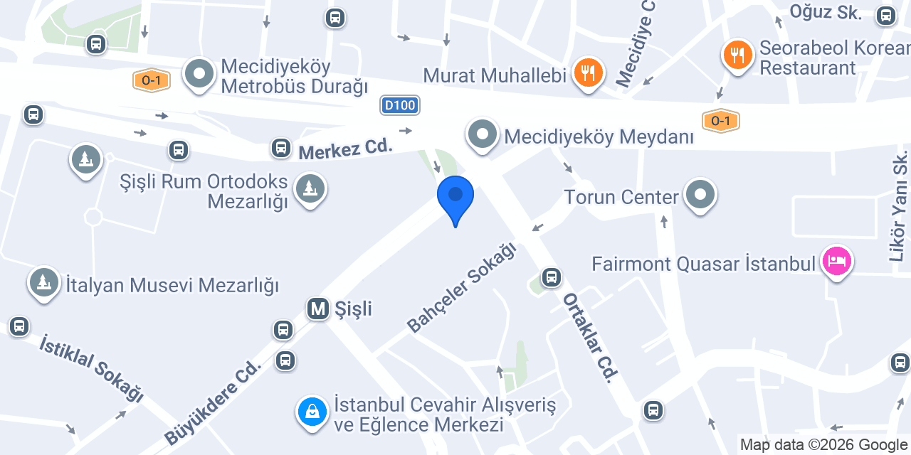 Garanti BBVA Mecidiyeköy / Meydan Şubesi konumu