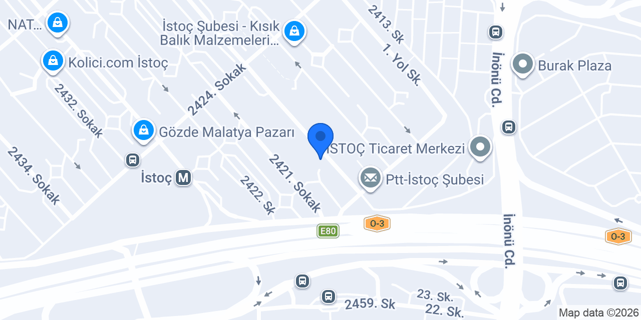 Samatlı Oyuncak LTD - İSTOÇ İSTANBUL ŞUBESİ konumu