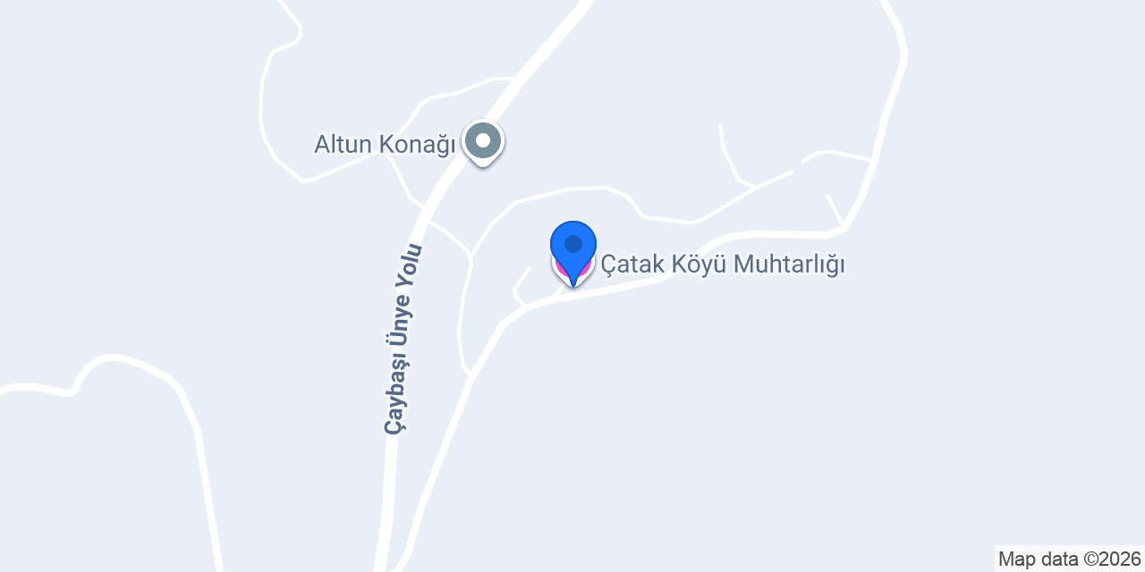 Çatak Köyü Muhtarlığı konumu