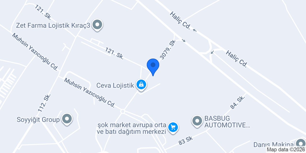 PRATİK AVRUPA DEPO konumu