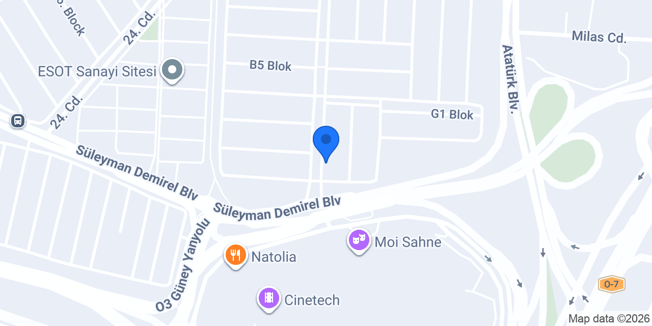 Rulman Deposu konumu