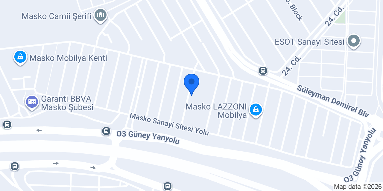 Piraye Mobilya - Country Mobilya konumu