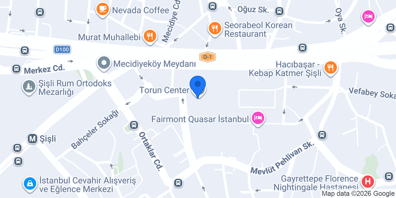 Akbank - Mecidiyeköy Şubesi konumu