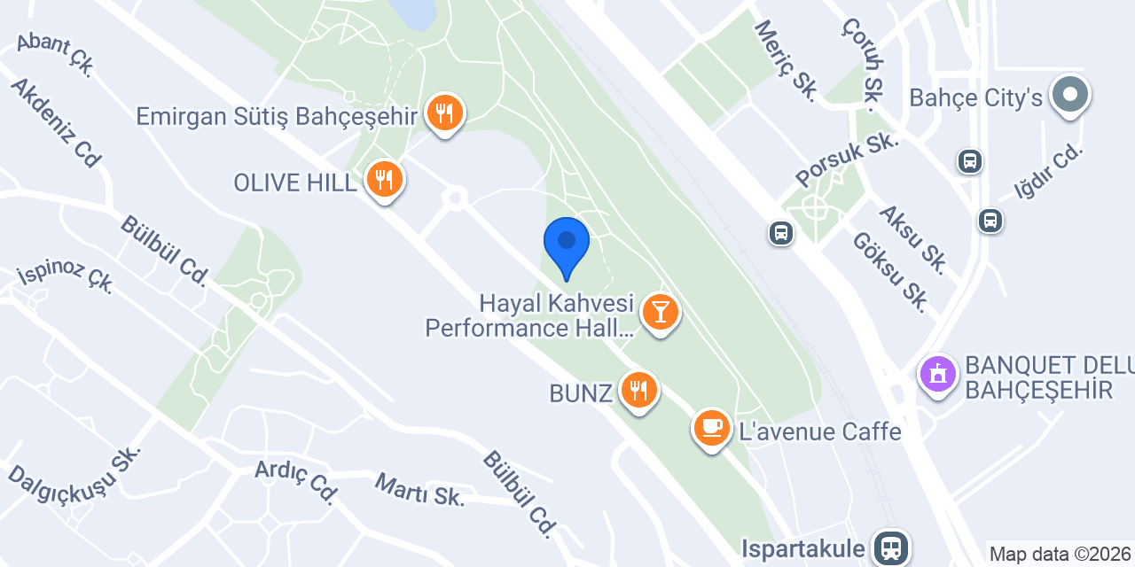 Lorien Davet Bahçeşehir konumu