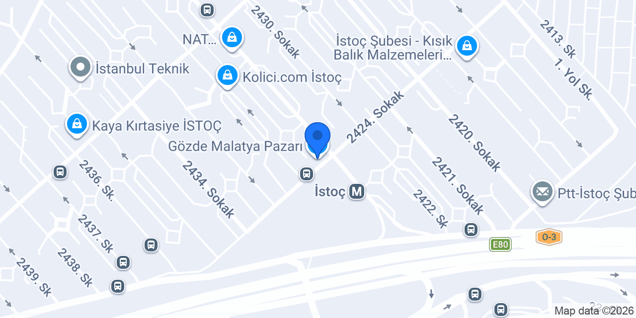 Gözde Malatya Pazarı konumu
