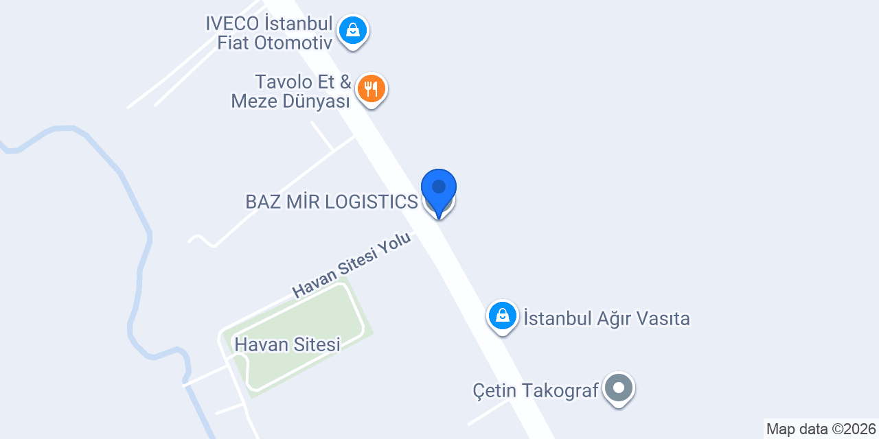 BAZ MİR LOGISTICS konumu