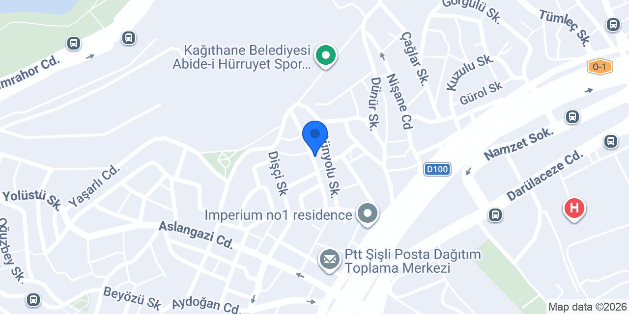 Kağıthane Elektrikçi Vural Elektrik konumu
