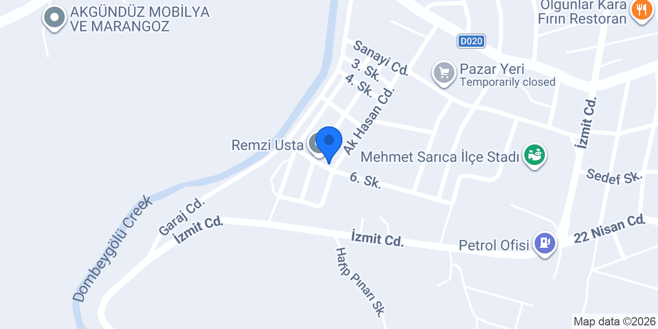 Şimşek Oto konumu