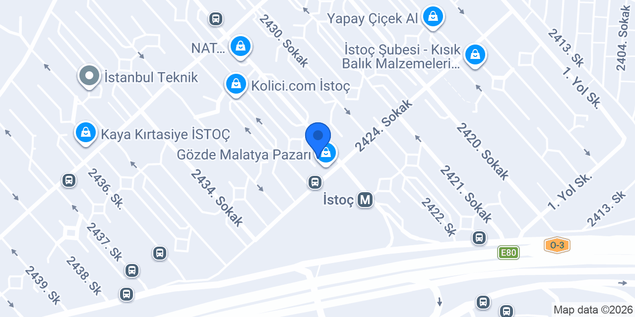 İstoç Eczanesi konumu