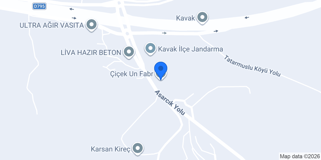 Çiçek Un Fabr. konumu
