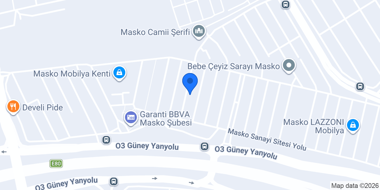 Babil Concept Bahçe Mobilyaları konumu