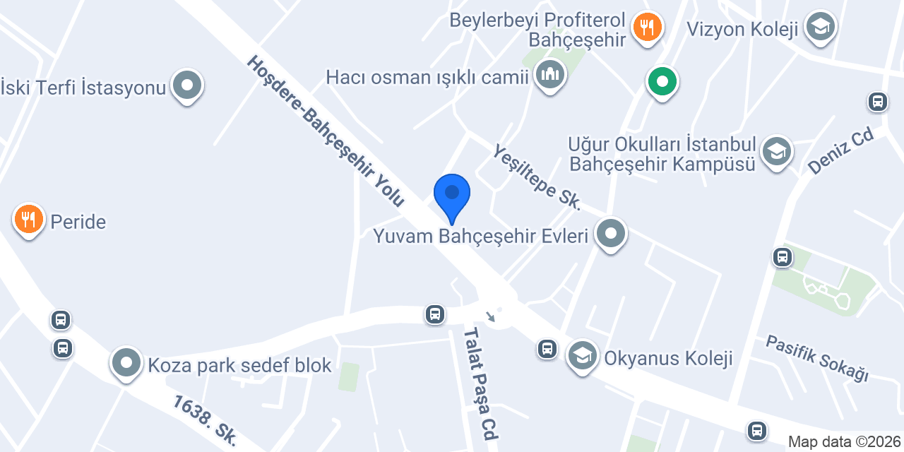 Bahçeşehir Çiçek Evi konumu