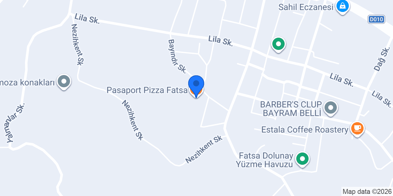 Pasaport Pizza Fatsa konumu