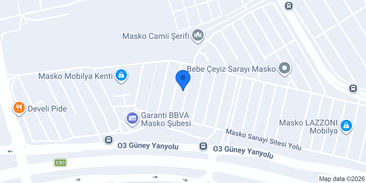 Seven Bahçe Mobilyaları konumu