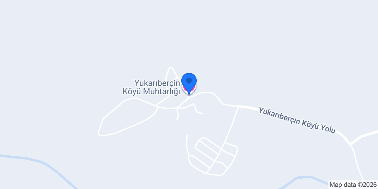 Yukarıberçin Köyü Muhtarlığı konumu