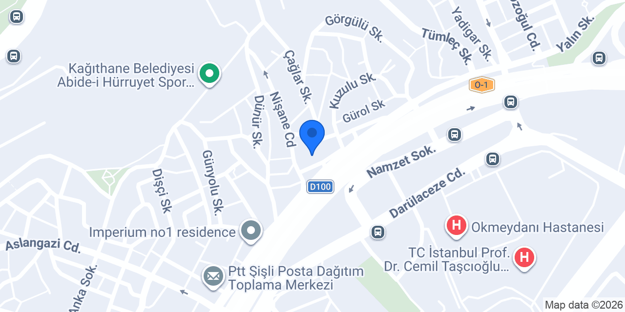 Nazlı Kristal & Mozaik Lamba konumu