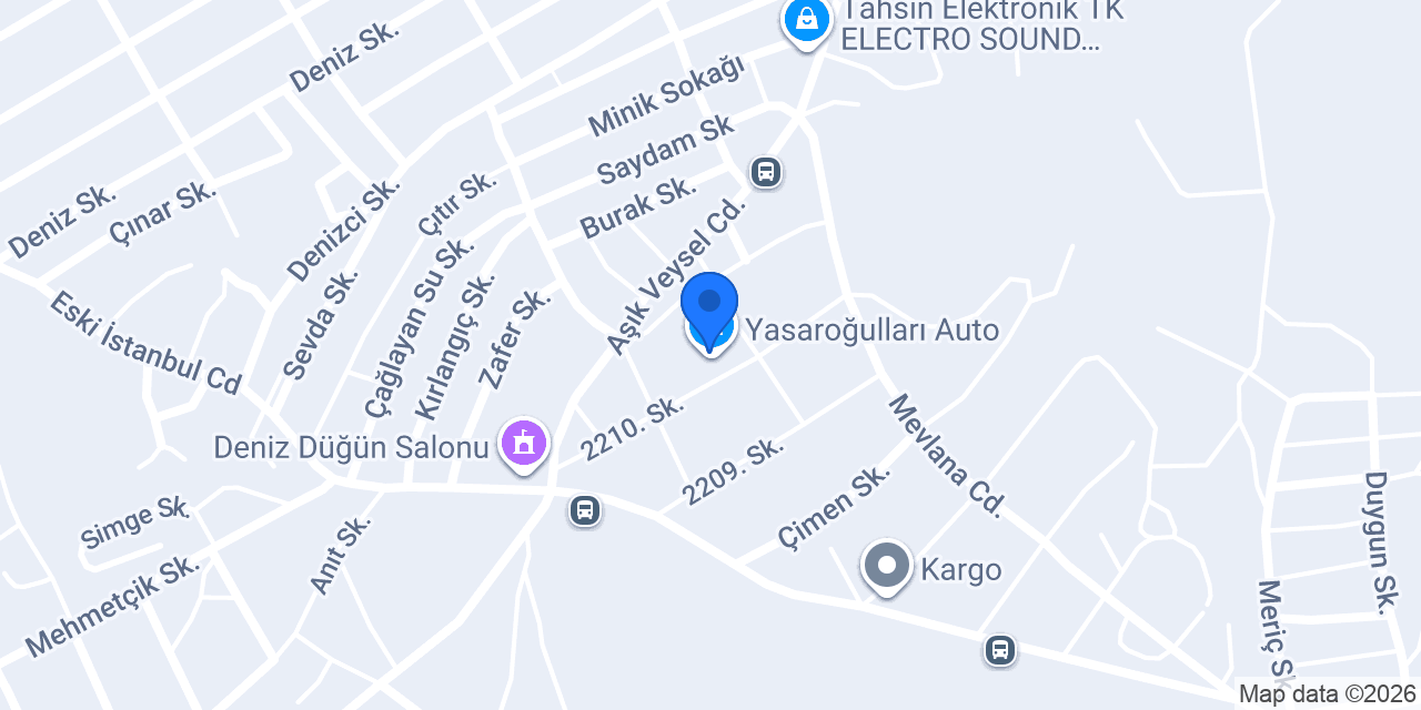 Yasaroğulları Auto konumu