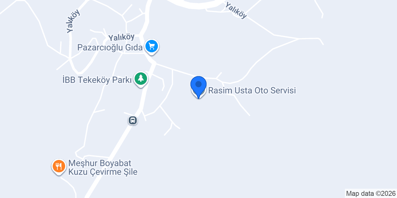 Rasim Usta Oto Servisi konumu
