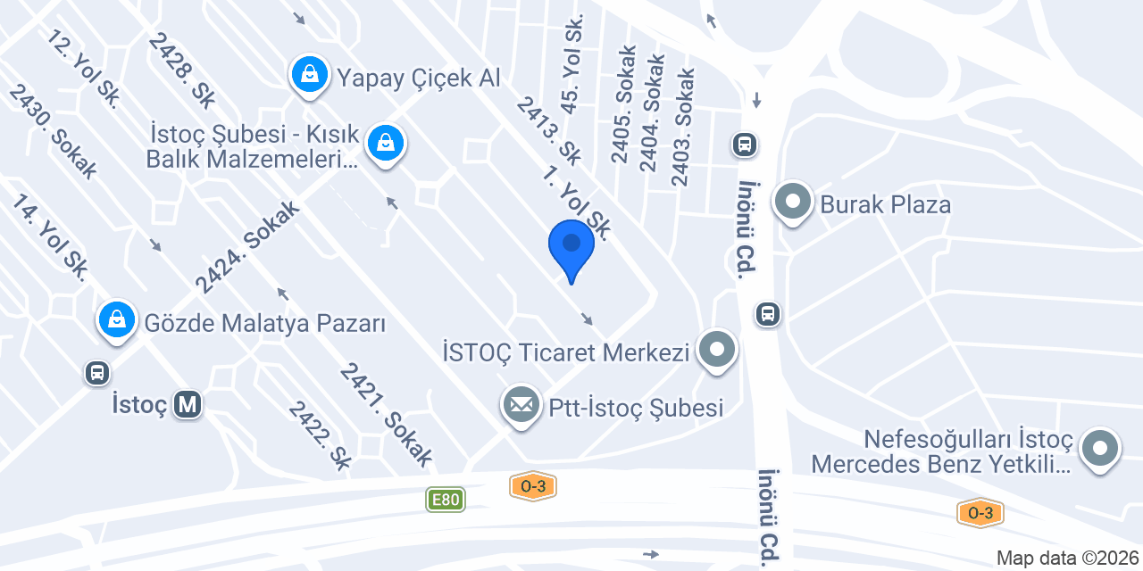 Madırlı istoç konumu