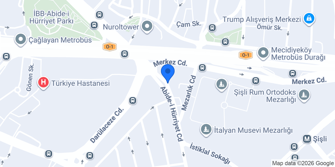 ŞİŞLİ YAŞAM ECZANESİ konumu