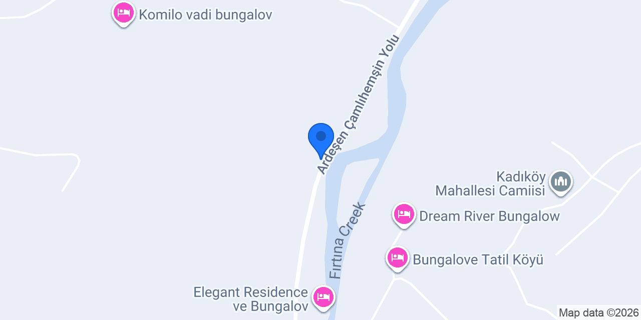 SERİNLE BUNGALOV & RAFTİNG & ZİPLİNE konumu