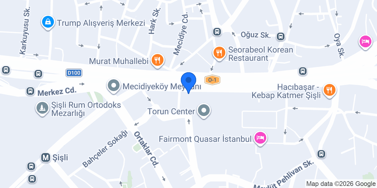 GS Otel Mecidiyeköy konumu