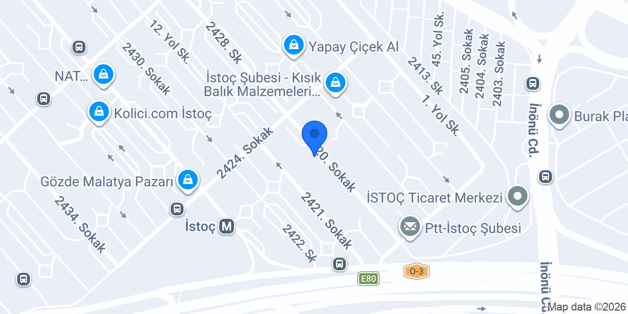 Kavak Çiçekçilik konumu
