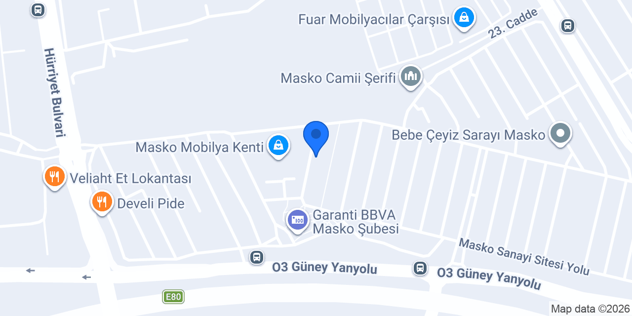 Ceylan Bronz Masko Aydınlatma konumu