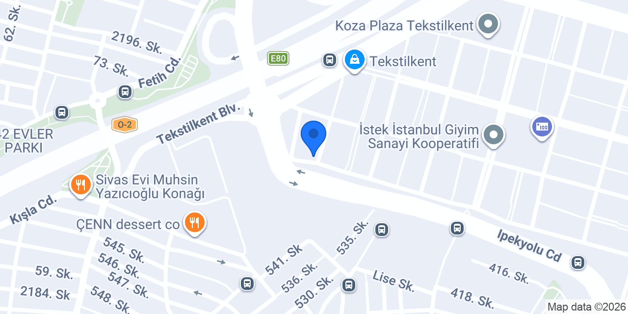 İrem Tekstil konumu