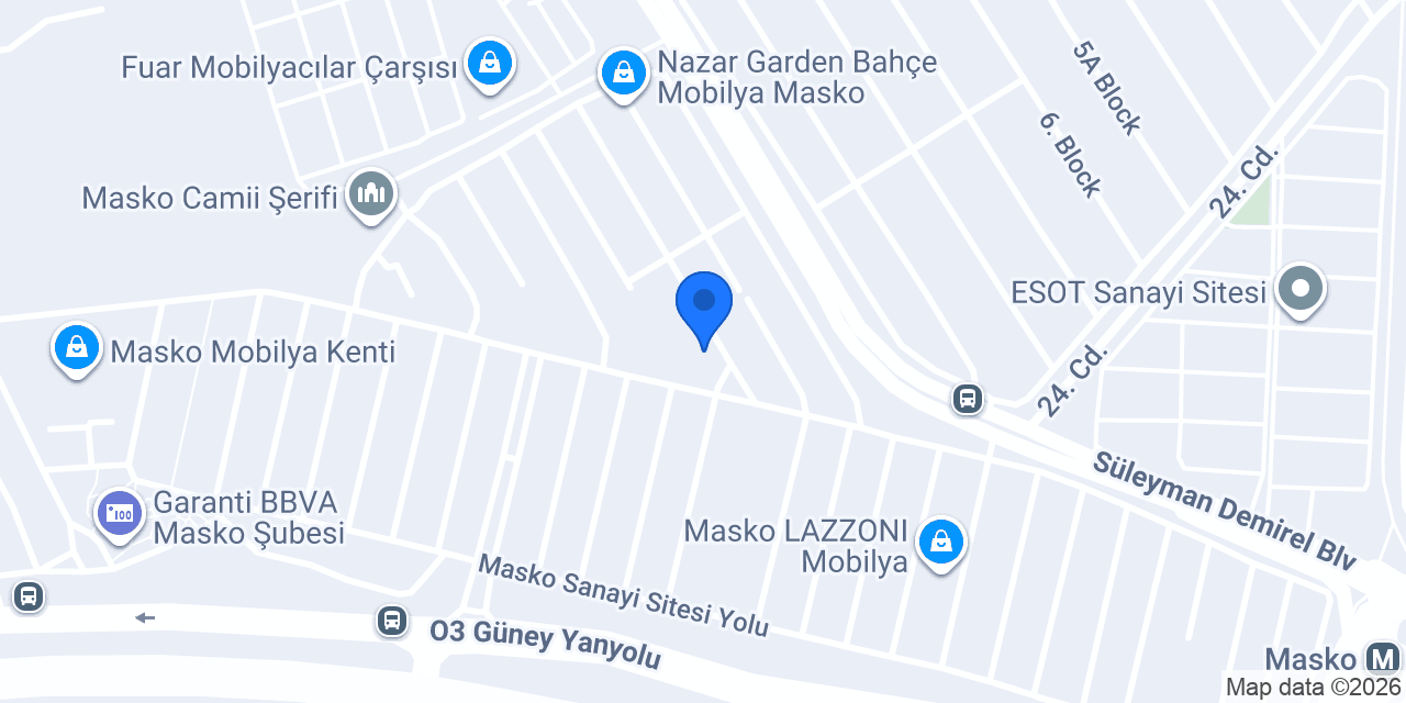 Bebe Çeyiz Sarayı Masko konumu